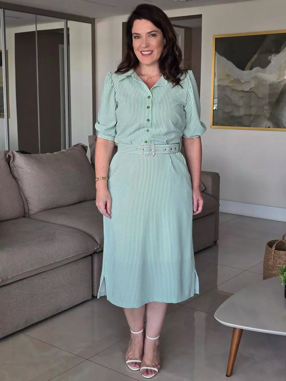 Chemise Michele com Cinto