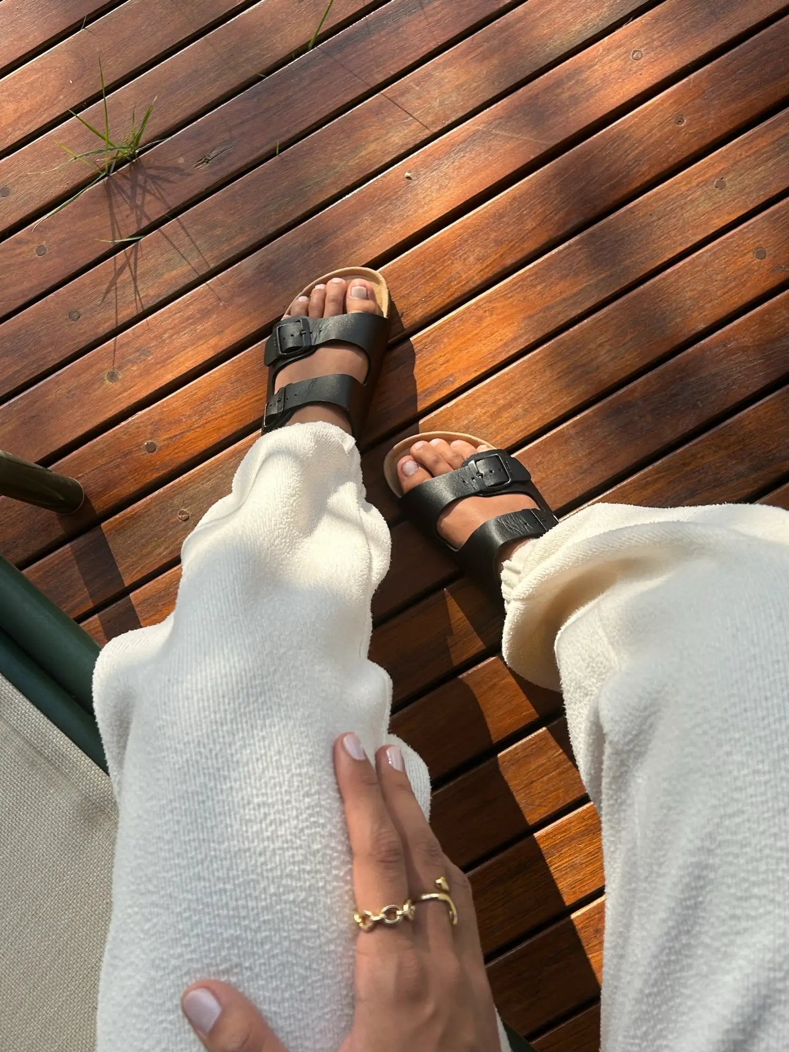 Sandália Maibulun Couro - Preto