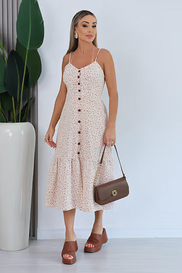 VESTIDO LONGUETE BRUNA - FUNDO OFF