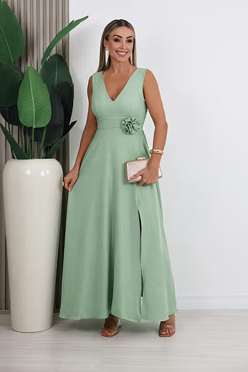 VESTIDO LONGO VIRGINIA - VERDE