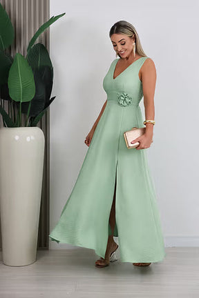 VESTIDO LONGO VIRGINIA - VERDE
